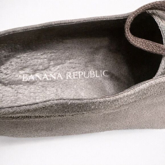 Banana Republic Mens 8M Taupe Suede Chukka Boots Lace Up Desert Shoes main image 6
